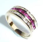 Ring - 14 karaat Geel goud - 0.92ct. tw. Diamant, Nieuw
