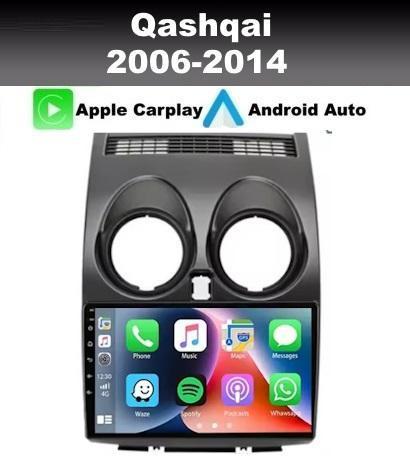 Nissan Qashqai 06-14 navigatie android 15 apple carplay dab+, Auto diversen, Autonavigatie, Nieuw, Ophalen of Verzenden