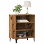 vidaXL Dressoir 57x35x70 cm bewerkt hout oud houtkleurig, Huis en Inrichting, Verzenden, Nieuw, Overige houtsoorten