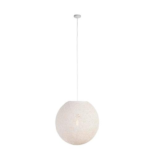 Landelijke hanglamp wit 60 cm - Corda, Huis en Inrichting, Lampen | Hanglampen