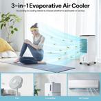 Draagbare airconditioner, 3-in-1 verdampingsluchtkoeler,, Verzenden, Zo goed als nieuw