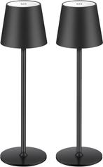 Tafellamp oplaadbaar - Slaapkamer - 2 Stuks - Zwart - Zoeger, Huis en Inrichting, Verzenden, Zo goed als nieuw