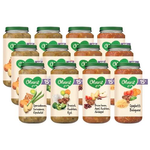 Olvarit 15+M Maaltijd Variatiemenu, Kinderen en Baby's, Babyvoeding en Toebehoren, Nieuw, Verzenden
