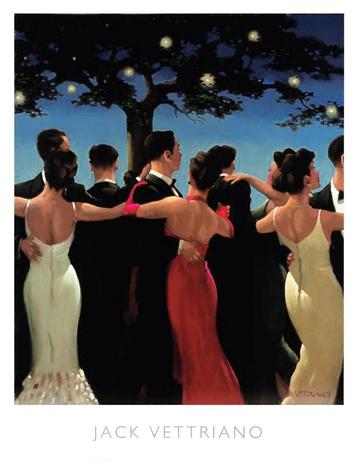 Kunstdruk Jack Vettriano - Waltzers 40x50cm beschikbaar voor biedingen