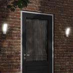 vidaXL Buitenwandlamp LED gegoten aluminium wit, Verzenden, Nieuw