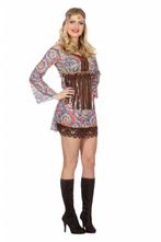 Hippie Woodstock Dames Kostuum, Kleding | Dames, Ophalen of Verzenden, Nieuw