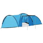 vidaXL Iglotent 8-persoons 650x240x190 cm blauw, Caravans en Kamperen, Tenten, Nieuw, Tot en met 2