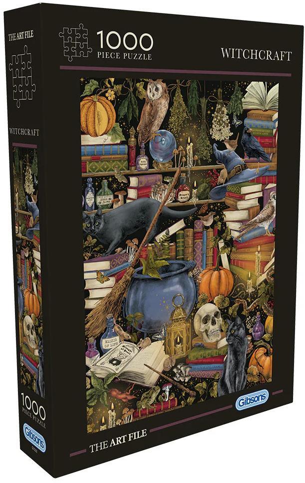 The Art File - Witchcraft Puzzel (1000 stukjes) | Gibsons -, Hobby en Vrije tijd, Denksport en Puzzels, Nieuw, Verzenden