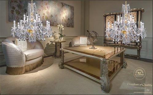 SLC Illumina - MG - Kroonluchter (2) - Aurea 12L - Kristal -, Antiek en Kunst, Kunst | Designobjecten