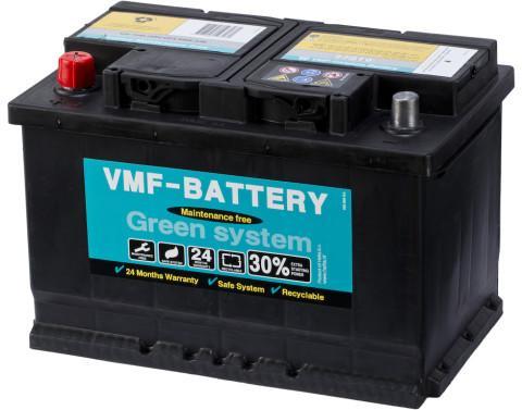 VMF Green System Calcium SMF accu | 57219 | 12V 72Ah, Auto-onderdelen, Accu's en Toebehoren, Ophalen of Verzenden