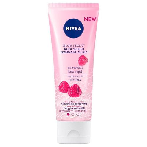 NIVEA Glow Rijstscrub, Sieraden, Tassen en Uiterlijk, Uiterlijk | Gezichtsverzorging, Nieuw, Verzenden