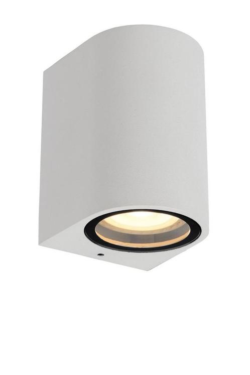 Lucide ZARO - Wandspot Buiten 1xGU10 IP44 Wit, Tuin en Terras, Buitenverlichting, Nieuw, Aluminium, Verzenden