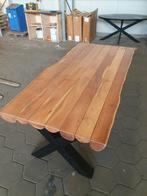 Eettafel boomstam | 200cm  | Acaciahout | Naturel, Ophalen, Nieuw, Industrieel