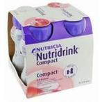 3x Nutridrink Compact Aardbei 4-Pack 125 ml, Verzenden