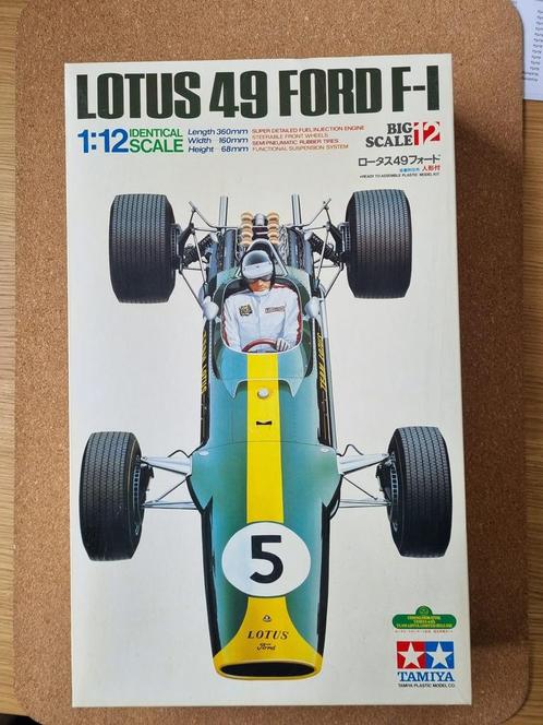 Tamiya 12012 Lotus 49 Ford F-1 1:12, Hobby en Vrije tijd, Modelbouw | Auto's en Voertuigen, Tamiya, Verzenden