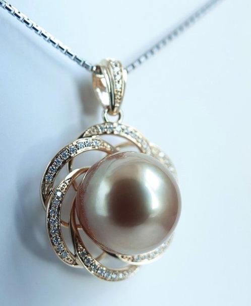 Hanger 18 kt. Geelgoud - 24K verzadiging - Gouden Zuidzee, Sieraden, Tassen en Uiterlijk, Antieke sieraden