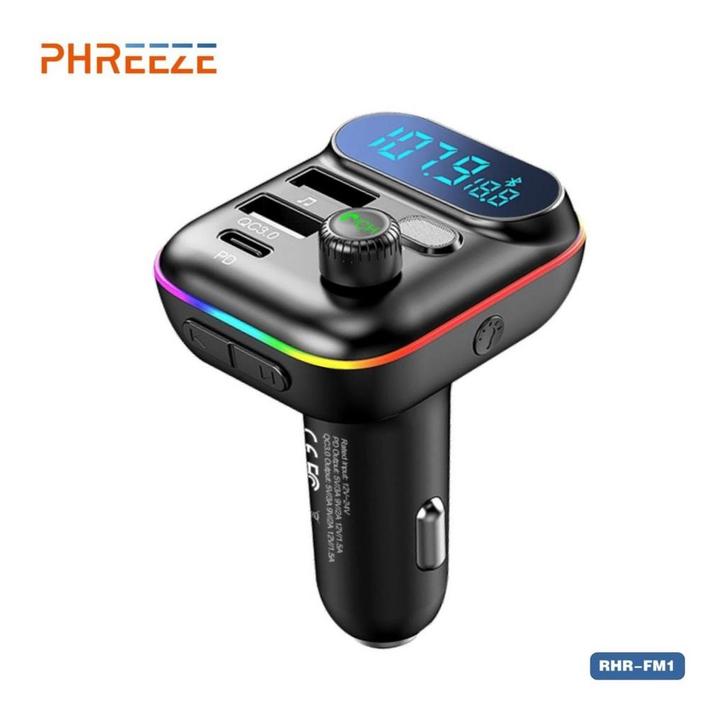 Phreeze Bluetooth FM Transmitter - Autolader - Bluetooth, Telecommunicatie, Autoladers, Ophalen of Verzenden