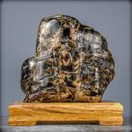 Verbazingwekkende natuurlijke rode/blauwe amber Vrije vorm, Verzamelen, Mineralen en Fossielen