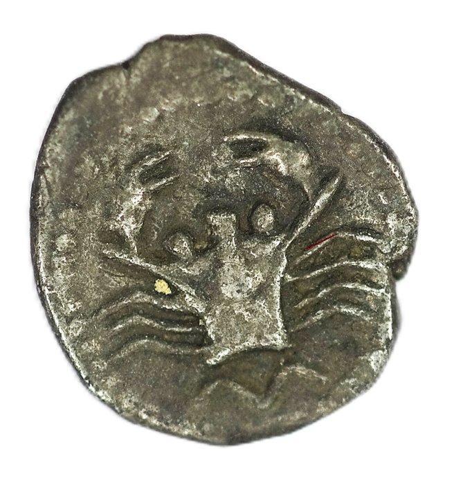 Gallië, Massalia Obol Apollo/Crab - LT 511; Maurel 214 -, Postzegels en Munten, Munten | Europa | Niet-Euromunten