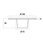 Vloerbevestiging Inbouw voor Lagun Tafelpoten, Watersport en Boten, Ophalen of Verzenden, Nieuw