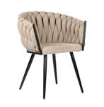 Eetkamerstoel Wave | Beige – Stijlvol &amp; Comfortabel, Huis en Inrichting, Stoelen, Ophalen, Nieuw