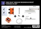 Best Design Verona M 200 inbouw regendoucheset chroom, Nieuw, Ophalen of Verzenden