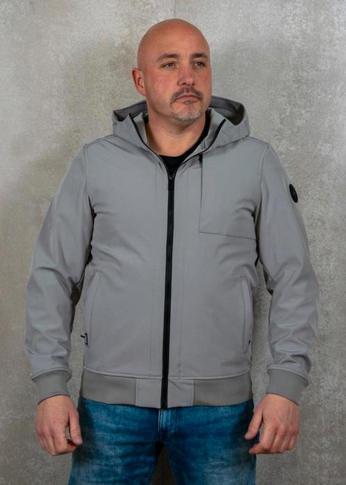 -30% Airforce  Airforce Softshell jacket  maat XXL, Kleding | Heren, Jassen | Winter, Grijs, Nieuw, Verzenden