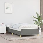 Bedframe 90x190 Stof Grijs - Tweedekansje - OP=OP!, 90 cm, Eenpersoons, Nieuw, 190 cm of minder