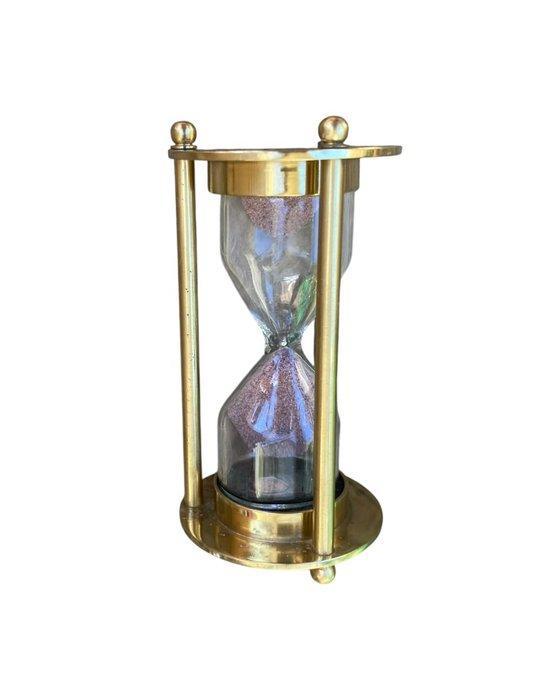 Zandloper - Glas, Messing, Antiek en Kunst, Curiosa en Brocante