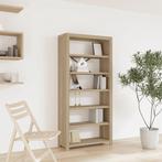 vidaXL Boekenkast met 6 schappen 80x30x170 cm massief, Huis en Inrichting, Kasten | Boekenkasten, Verzenden, Nieuw, 50 tot 100 cm