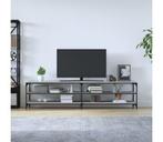Tv-meubel 200cm Grijs Eiken - Retourdeal - 50% Korting!, Minder dan 50 cm, 75 cm of meer, Nieuw, Ophalen of Verzenden