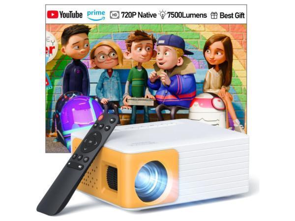 Veiling - Yoton Y3 Mini Beamer 7500 Lumen 20000+ Uur, Audio, Tv en Foto, Beamers