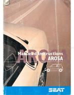 1998 SEAT AROSA INSTRUCTIEBOEKJE FRANS, Auto diversen, Handleidingen en Instructieboekjes