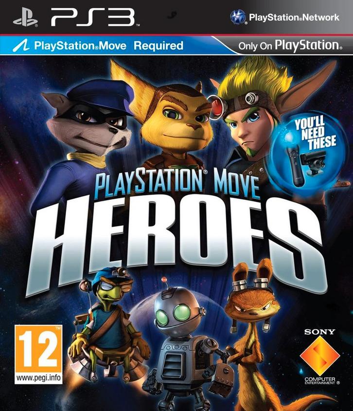 Playstation 3 PlayStation Move Heroes, Spelcomputers en Games, Games | Sony PlayStation 3, Zo goed als nieuw, Verzenden