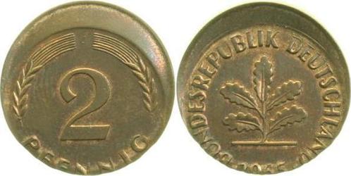 2 Pfennig Brd 1965j D20, Postzegels en Munten, Munten | Europa | Niet-Euromunten, Verzenden