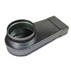 Rechthoekige (instort) lepelhoek 140mm x 40mm, Verzenden, Nieuw