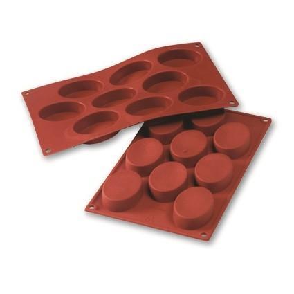 Siliconen Bakvorm Ovaal 70x50x20mm (9), Hobby en Vrije tijd, Taarten en Cupcakes maken, Nieuw, Verzenden