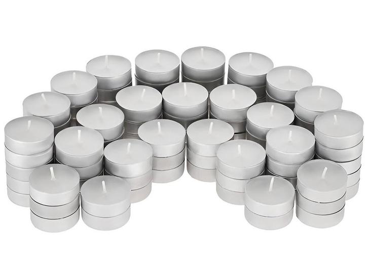 120x Theelichtjes - Waxinelichtjes - Ca. 4 Uur -, Huis en Inrichting, Lampen | Overige, Nieuw, Verzenden