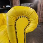 Chesterfield Brighton fauteuil - Geel, Huis en Inrichting, Fauteuils, Nieuw, Leer