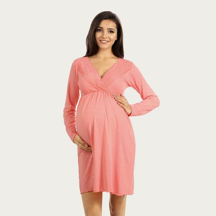 Lupoline Zwangerschapsjurk / Voedingsjurk Rosa, Kleding | Dames, Positiekleding, Nieuw, Verzenden