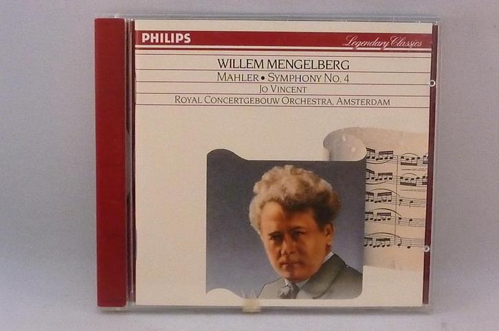 Willem Mengelberg - Mahler symphony no. 4 / jo vincent, Cd's en Dvd's, Cd's | Klassiek, Zo goed als nieuw, Verzenden