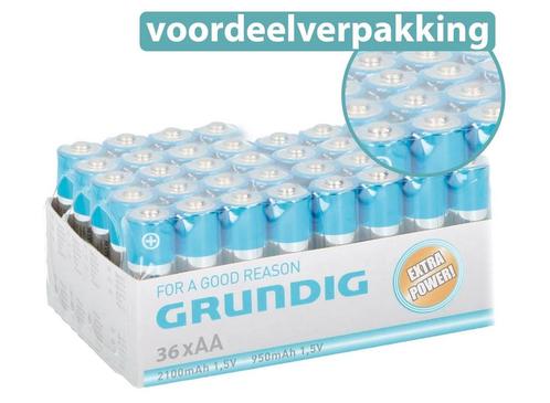 36 Grundig Batterijen - AA, Audio, Tv en Foto, Accu's en Batterijen, Nieuw, Verzenden