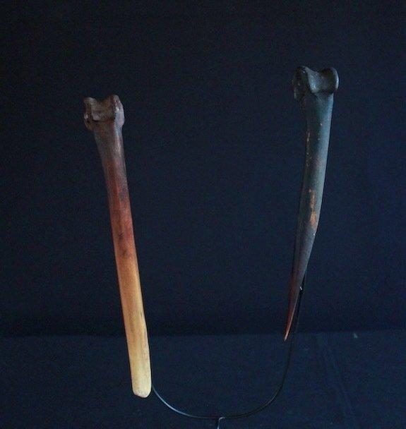 Lot Beenderendolken uit het Boiken-gebied -, Antiek en Kunst, Kunst | Niet-Westerse kunst