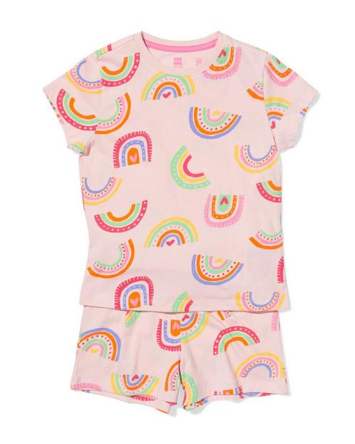 HEMA Kinder shortama regenboog roze, Kleding | Dames, Overige Dameskleding, Nieuw, Verzenden