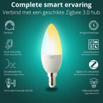 Slimme verlichting LED lamp smart E14 | Ynoa Zigbee 3.0 CCT, 30 tot 60 watt, Led-lamp, Verzenden, E14 (klein)