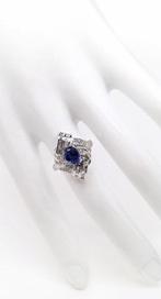 Ring Platina - 2.21ct. tw. Saffier - Diamant, Nieuw