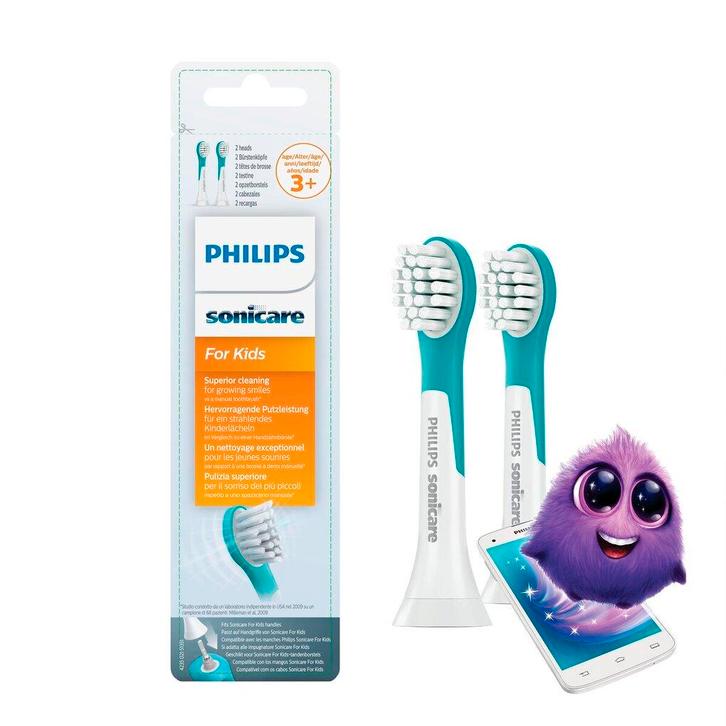 Philips Sonicare For Kids HX6032/33 3+ Opzetborstels, Sieraden, Tassen en Uiterlijk, Uiterlijk | Mondverzorging, Nieuw, Verzenden