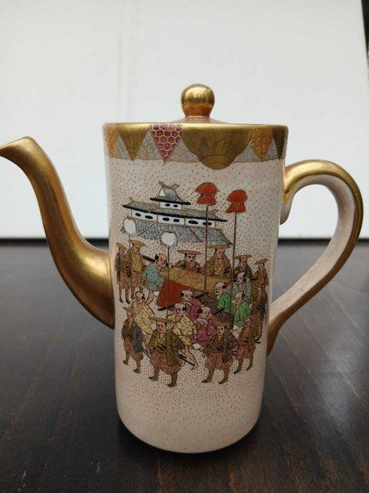 Koffieservies (6) - Aardewerk - Satsuma servies, Antiek en Kunst, Antiek | Overige Antiek