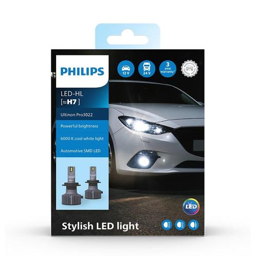 Philips H7 LED Koplamp 12-24V Ultinon Pro3022 Set, Auto-onderdelen, Verlichting, Nieuw, Ophalen of Verzenden