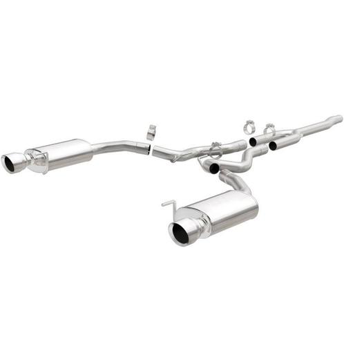 MagnaFlow Cat Back, SS, 2.5in, Street, Dual Split Polished, Auto-onderdelen, Uitlaatsystemen, Ophalen of Verzenden